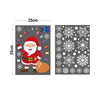 Image of Christmas Glass Adhesive Static Film Two Mixed Bags